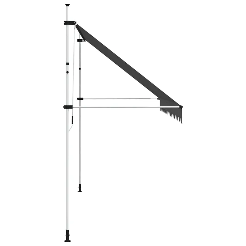 Rankiniu būdu ištraukiama markizė, antracito spalvos, 400cm