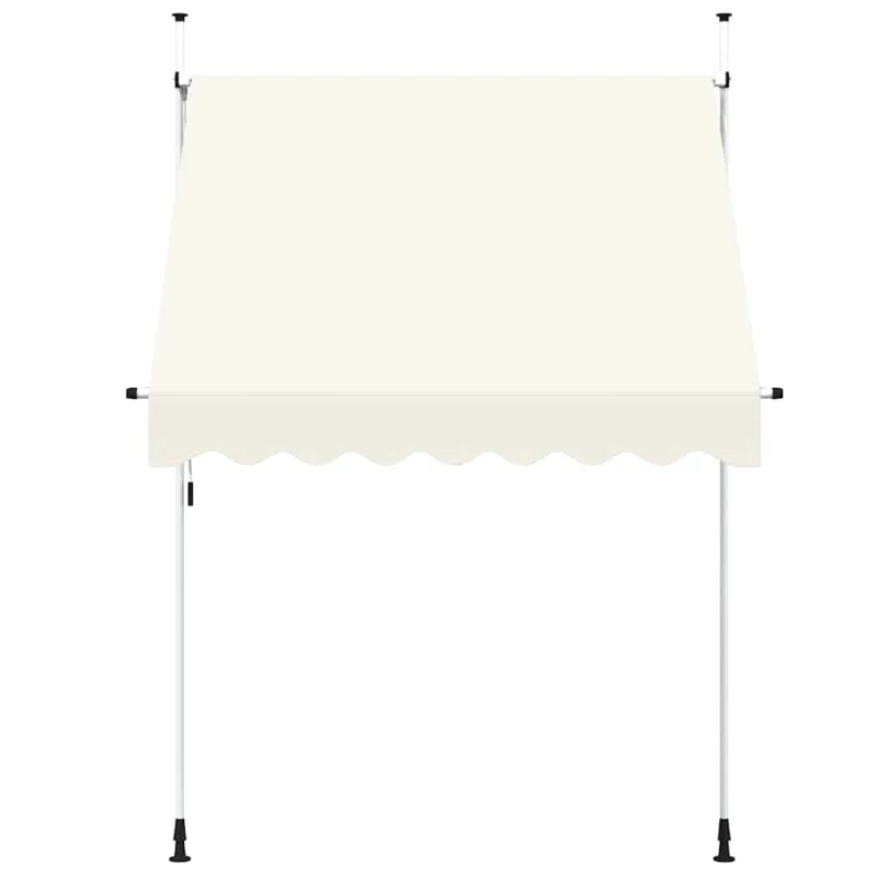 Rankiniu būdu ištraukiama markizė, kreminė, 200 cm