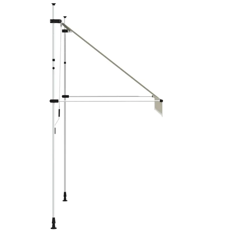 Rankiniu būdu ištraukiama markizė, kreminė, 200 cm