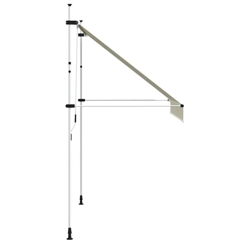 Rankiniu būdu ištraukiama markizė, kreminė, 250cm