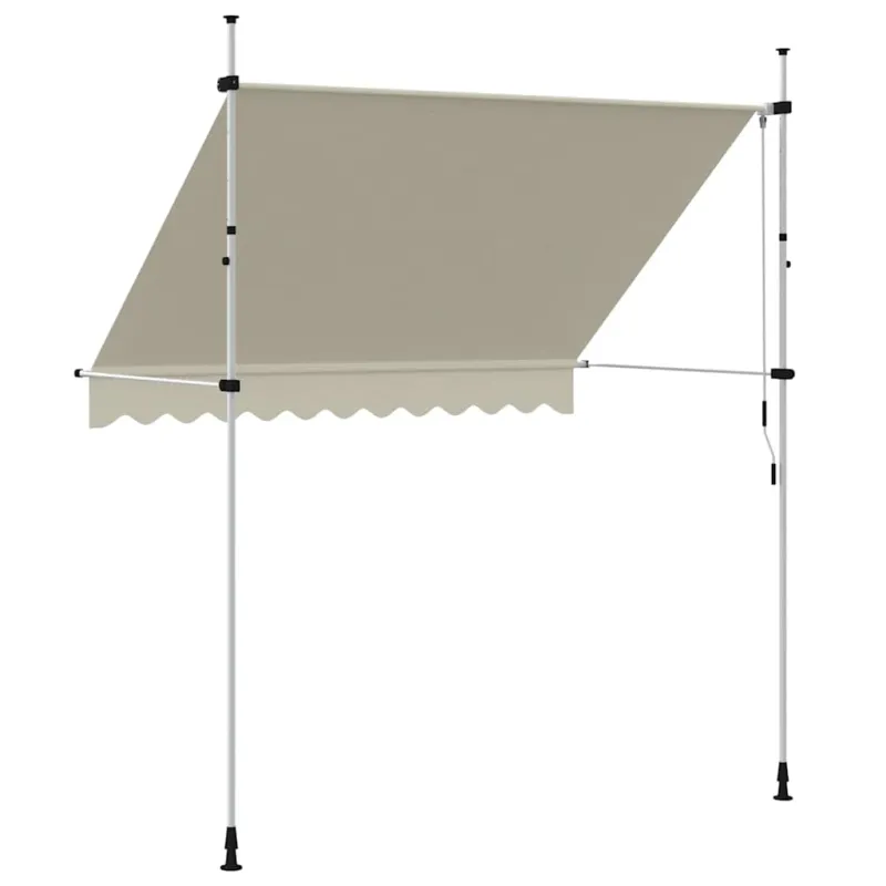 Rankiniu būdu ištraukiama markizė, kreminė, 250cm