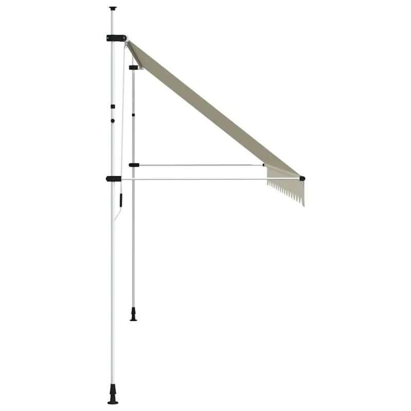 Rankiniu būdu ištraukiama markizė, kreminė, 400cm