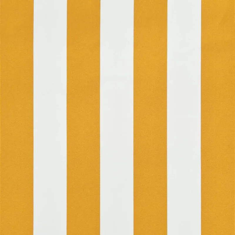 Ištraukiama markizė, geltonos ir baltos spalvos, 250x150 cm