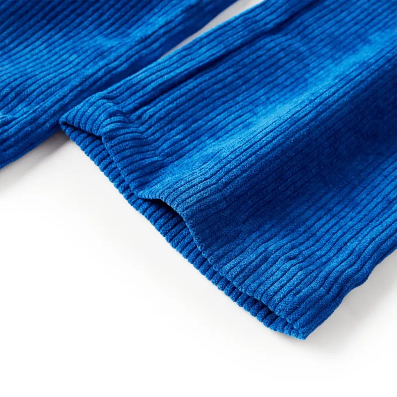 Vaikiškos kelnės, kobalto mėlynos spalvos, velvetas, 116 dydžio