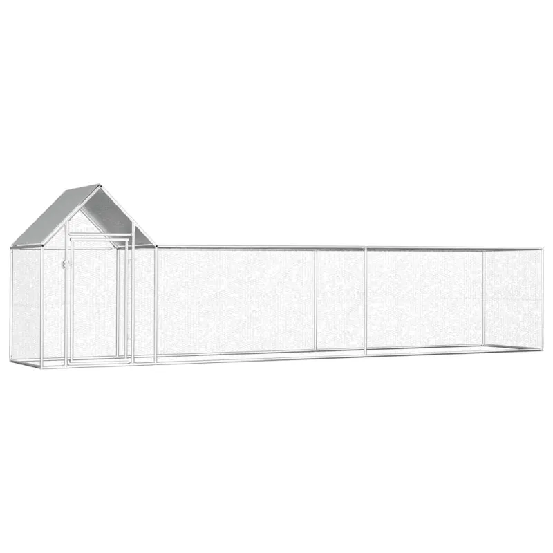 Voljeras viščiukams, 5x1x1,5 m, galvanizuotas plienas