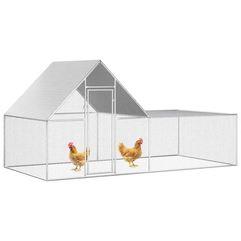 Voljeras viščiukams, 4x2x2m, galvanizuotas plienas