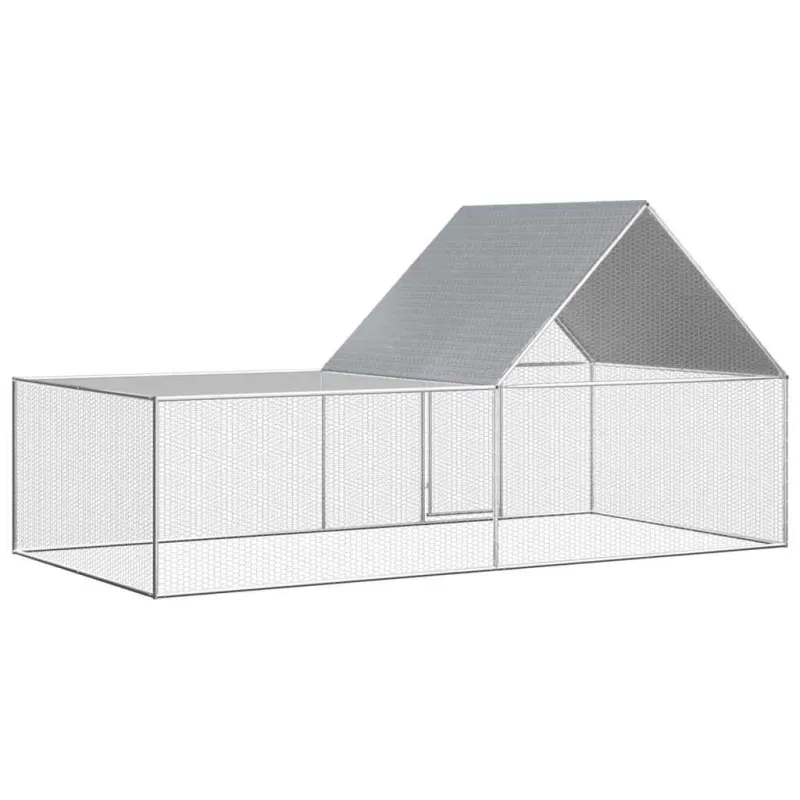 Voljeras viščiukams, 4x2x2m, galvanizuotas plienas