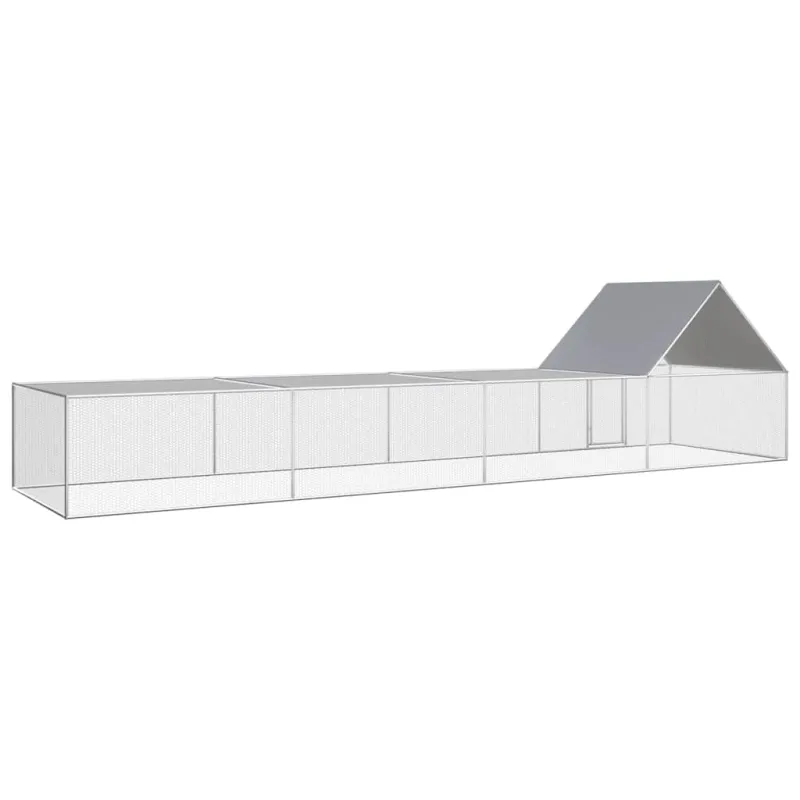 Voljeras viščiukams, 8x2x2m, galvanizuotas plienas