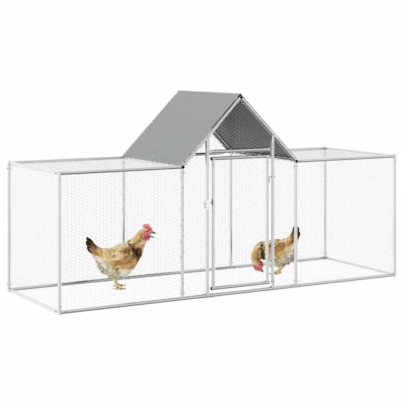 Voljeras viščiukams, 3x1x1,5m, galvanizuotas plienas