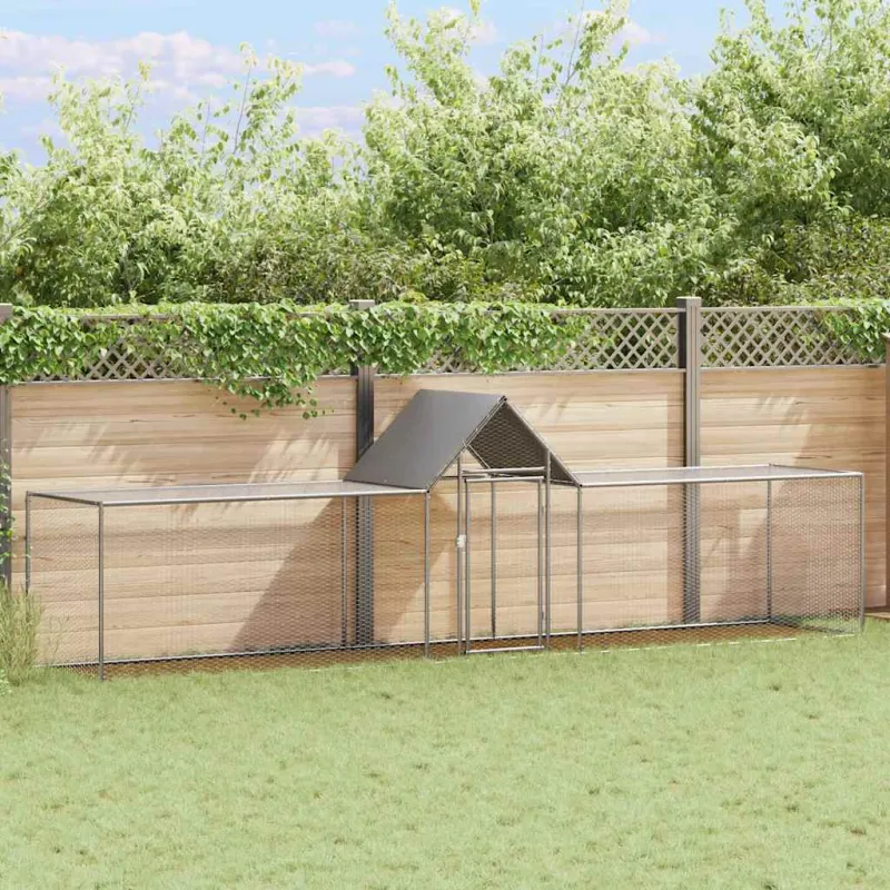Voljeras viščiukams, 5x1x1,5m, galvanizuotas plienas