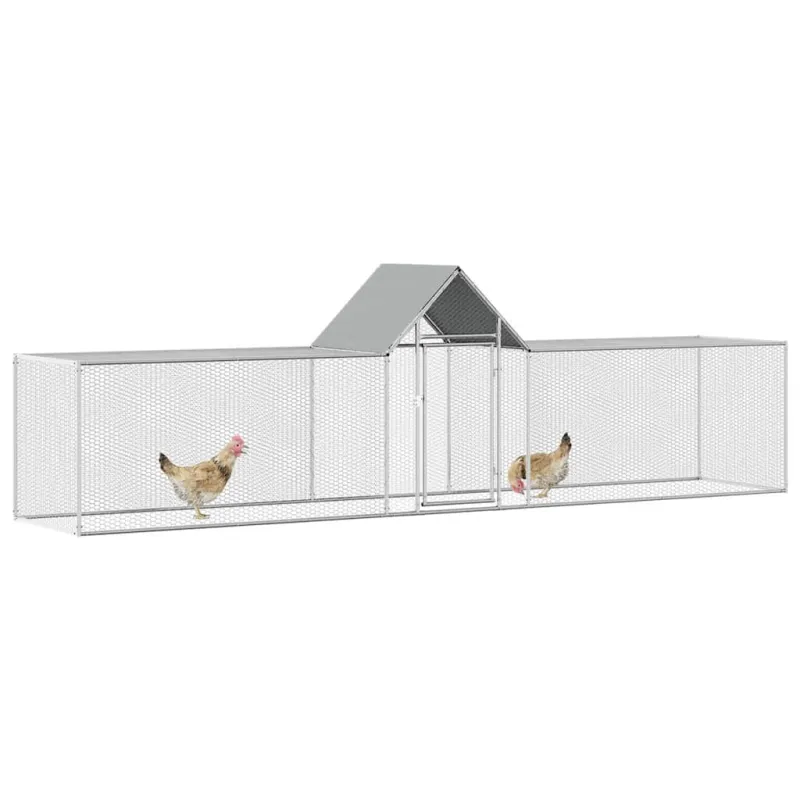 Voljeras viščiukams, 5x1x1,5m, galvanizuotas plienas