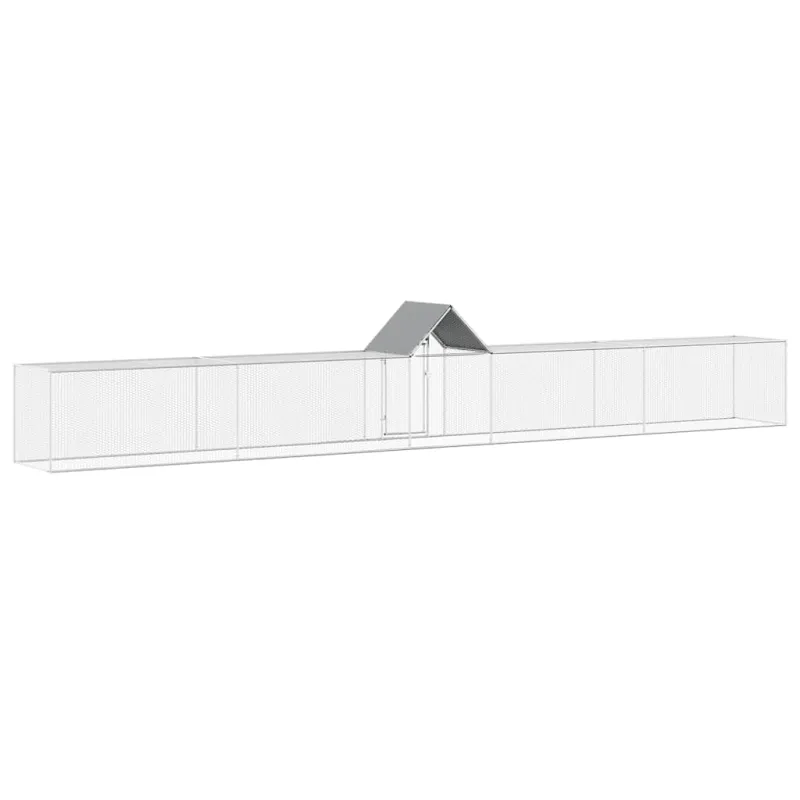 Voljeras viščiukams, 9x1x1,5m, galvanizuotas plienas