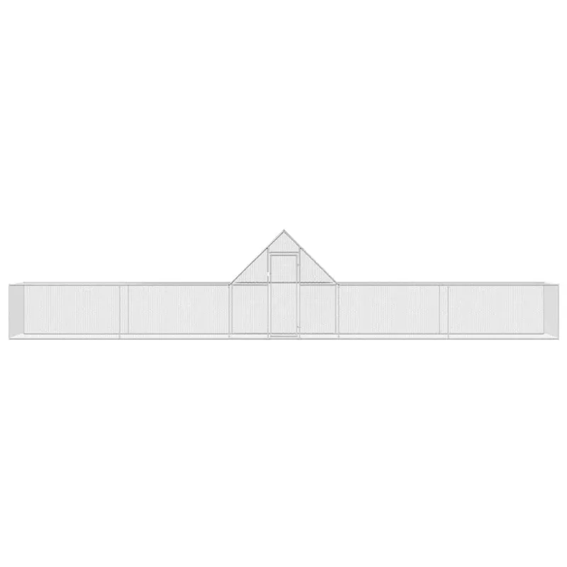 Voljeras viščiukams, 10x2x2m, galvanizuotas plienas