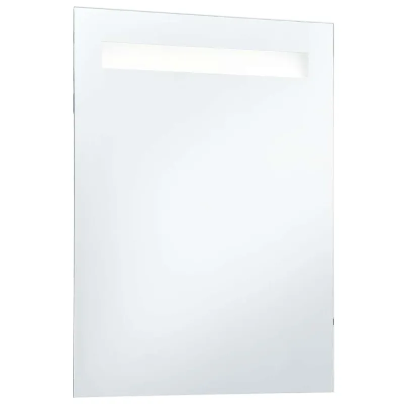 Sieninis vonios kambario veidrodis su LED, 60x80cm