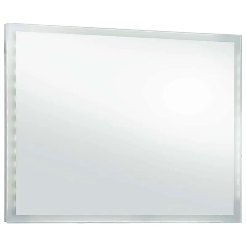 Sieninis vonios kambario veidrodis su LED, 100x60cm