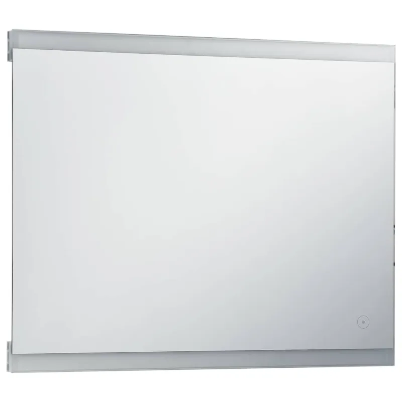 Sieninis vonios kambario veidrodis su LED ir jutikliu, 80x60cm