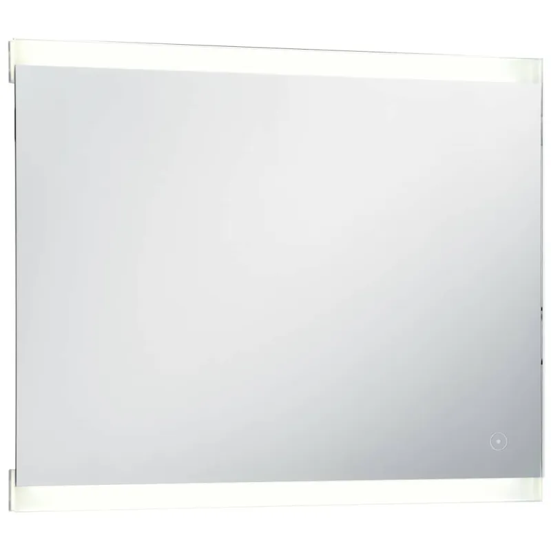 Sieninis vonios kambario veidrodis su LED ir jutikliu, 80x60cm