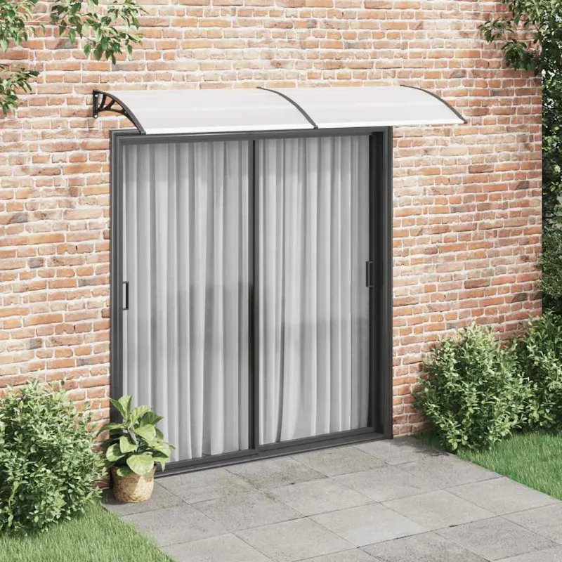 Stogelis durims, juodos ir permatomos spalvos, 240x75cm, PC