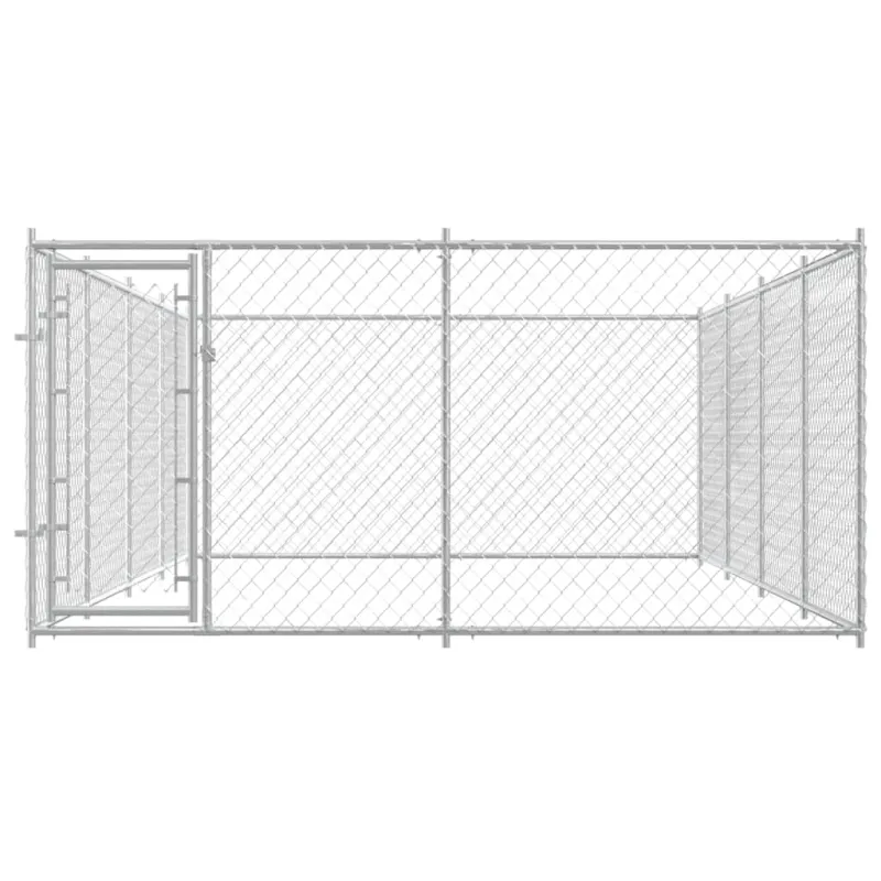 Lauko voljeras šunims, 7,6x3,8x1,9m