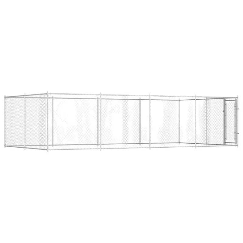 Lauko voljeras šunims, 7,6x3,8x1,9m
