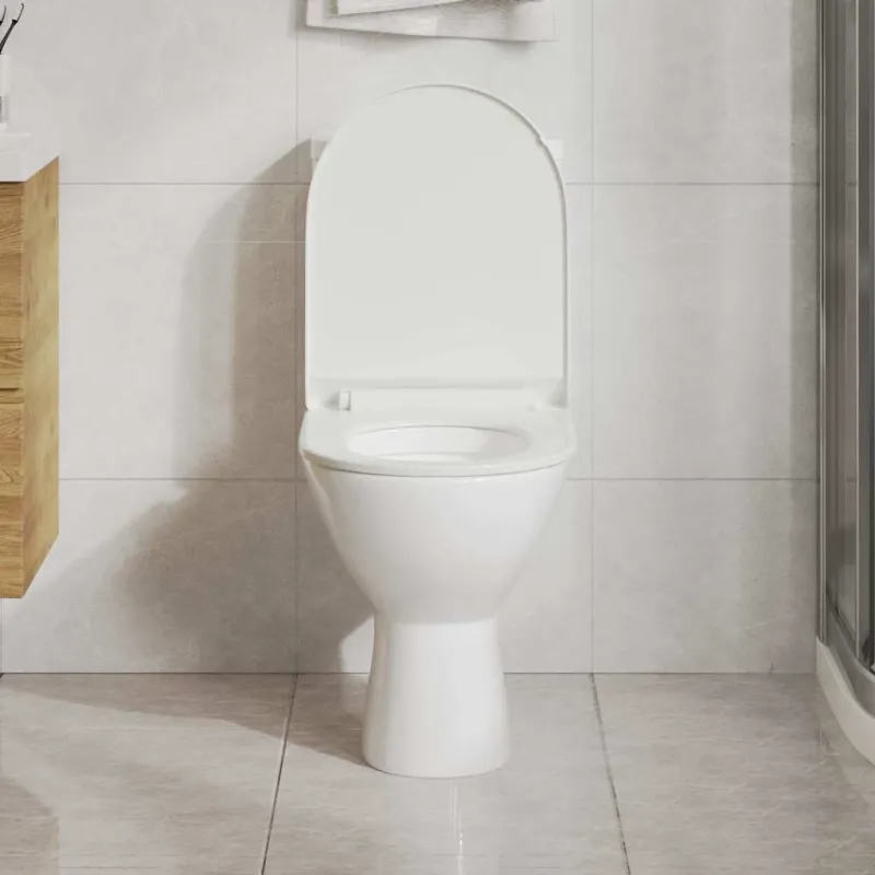 Klozeto sėdynė su Soft-close mechanizmu, balta