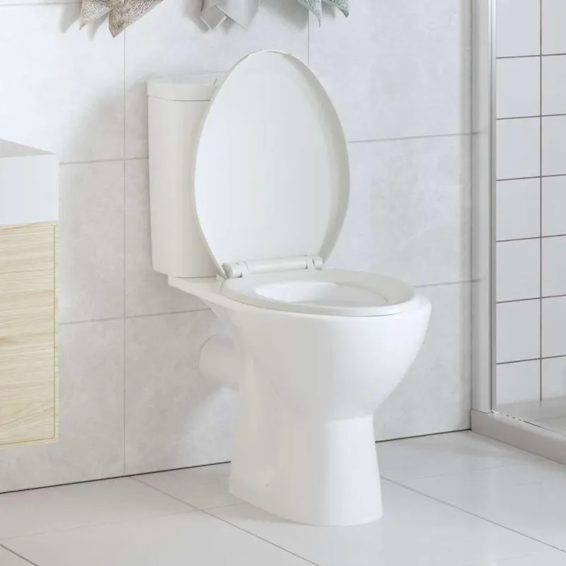 Klozeto sėdynė su Soft-close mechanizmu, balta