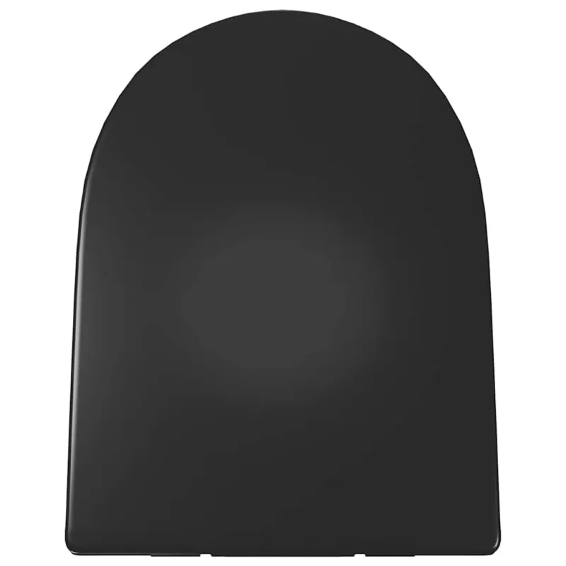 Klozeto sėdynė su Soft-close mechanizmu, juoda