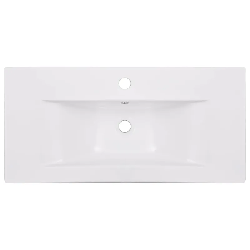 Įmontuojamas praustuvas, baltas, 81x39,5x18,5cm, keramika