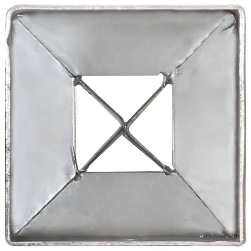 Smeigiami kuoliukai, 6vnt., sidabriniai, 7x7x90cm, plienas