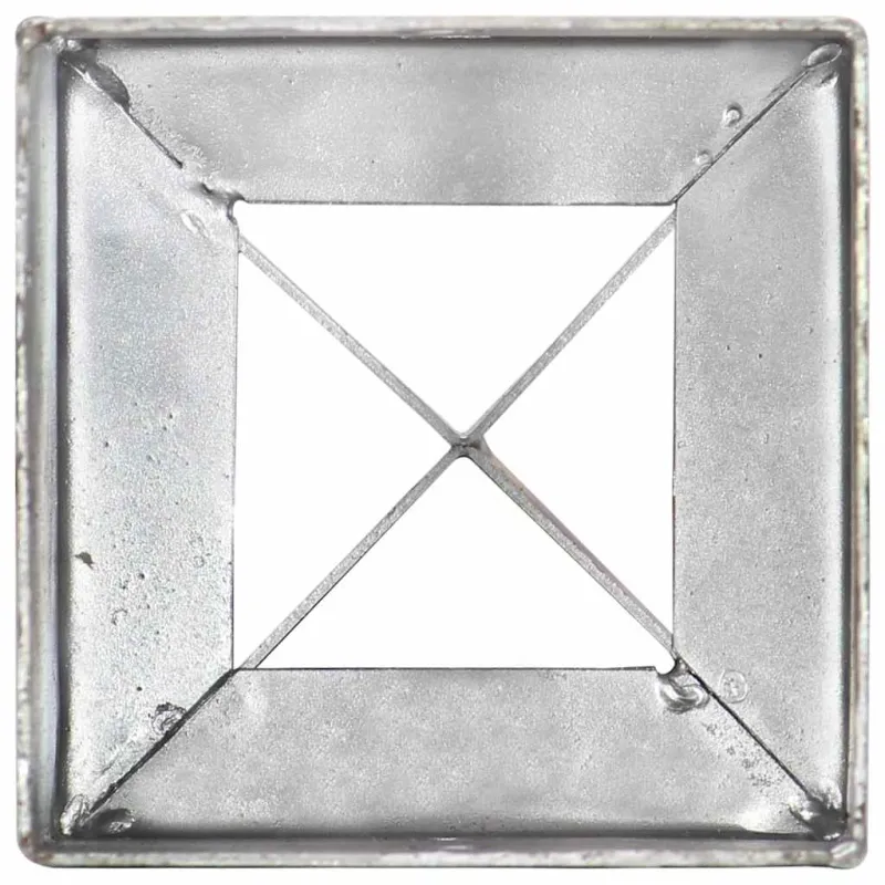 Smeigiami kuoliukai, 6vnt., sidabriniai, 10x10x76cm, plienas