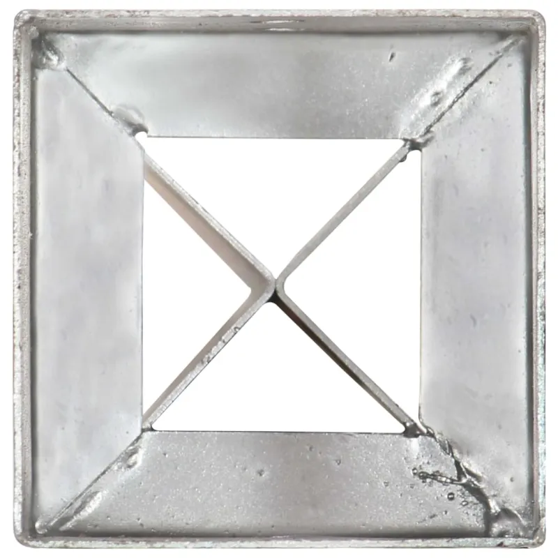 Smeigiami kuoliukai, 12vnt., sidabriniai, 10x10x91cm, plienas