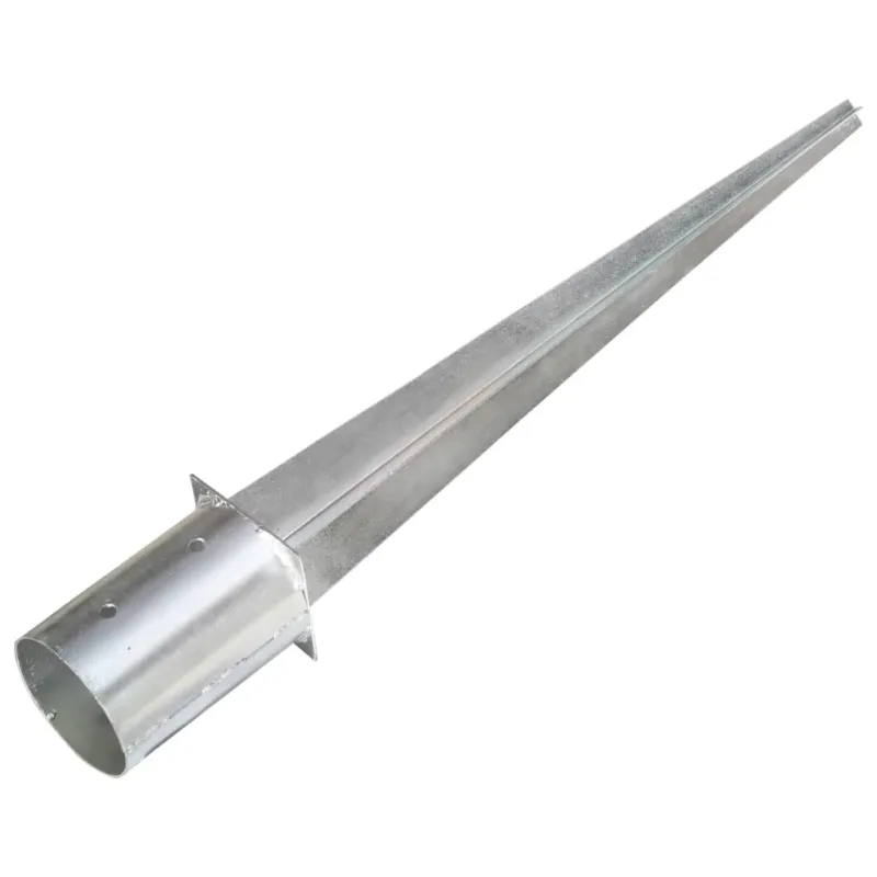 Smeigiami kuoliukai, 2vnt., sidabriniai, 10x76cm, plienas