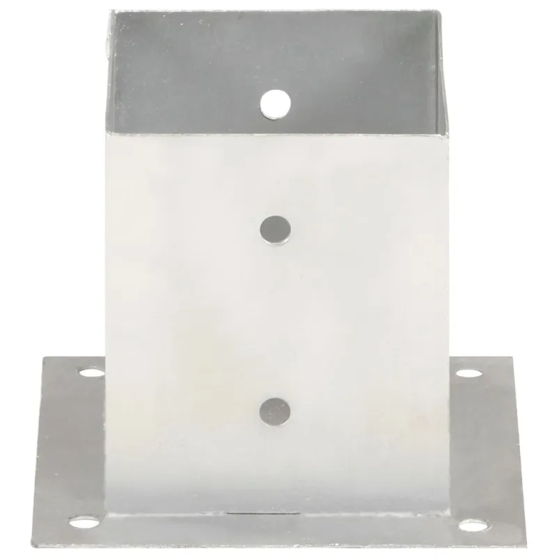Stulpų pagrindai, 4vnt., galvanizuotas metalas, 121mm