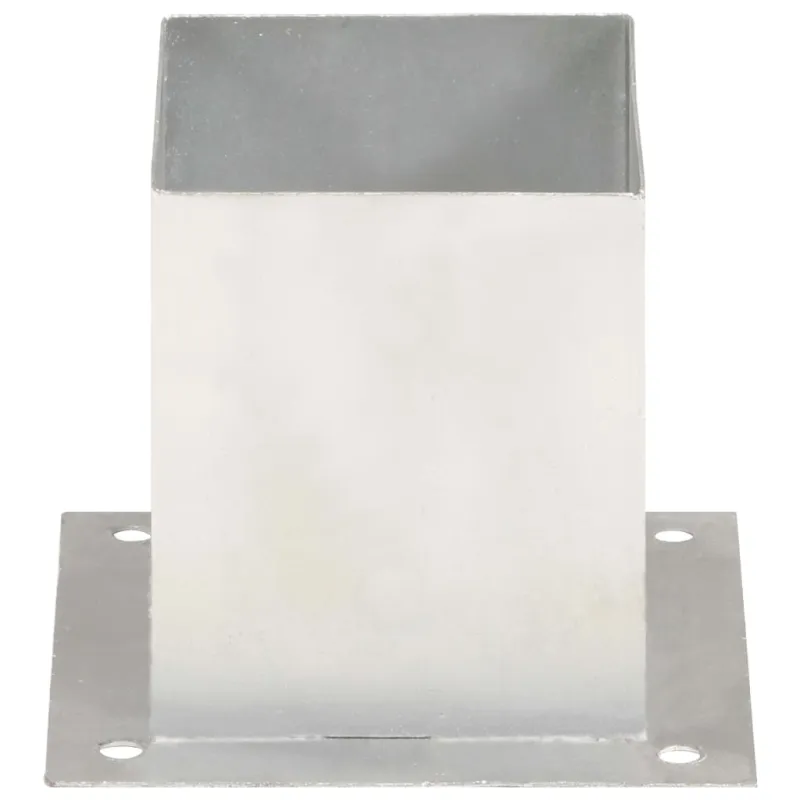 Stulpų pagrindai, 4vnt., galvanizuotas metalas, 121mm