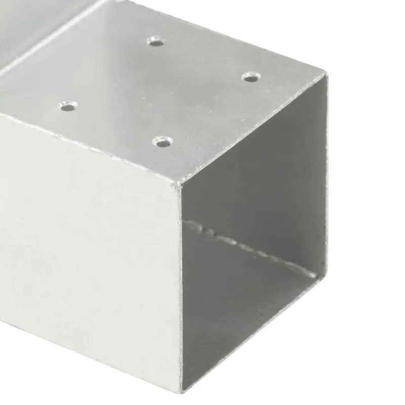 Stulpo sujungimas, 91x91mm, galvanizuotas metalas, L formos