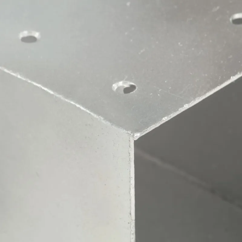 Stulpo sujungimas, 91x91mm, galvanizuotas metalas, Y formos