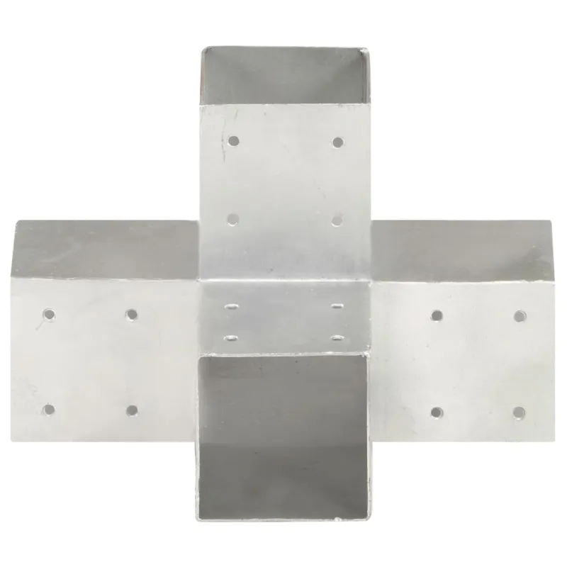 Stulpų sujungimai, 4vnt., 91x91mm, metalas, X formos
