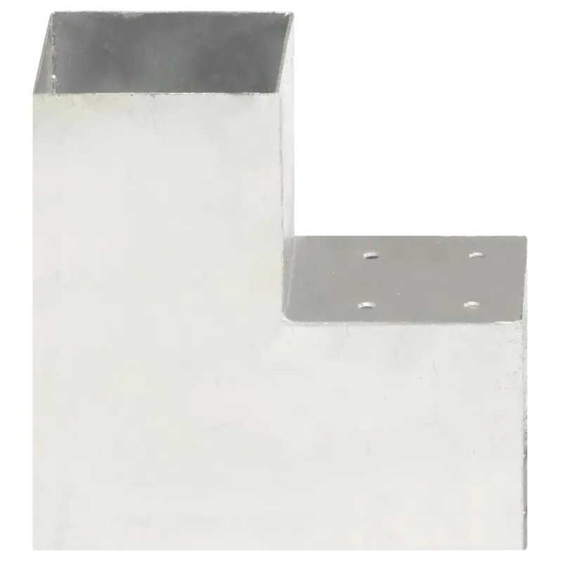 Stulpų sujungimai, 4vnt., 101x101mm, metalas, L formos