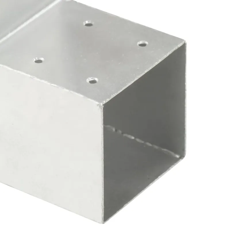Stulpų sujungimai, 4vnt., 101x101mm, metalas, L formos