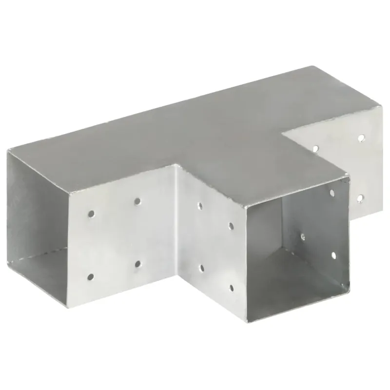Stulpų sujungimai, 4vnt., 101x101mm, metalas, T formos