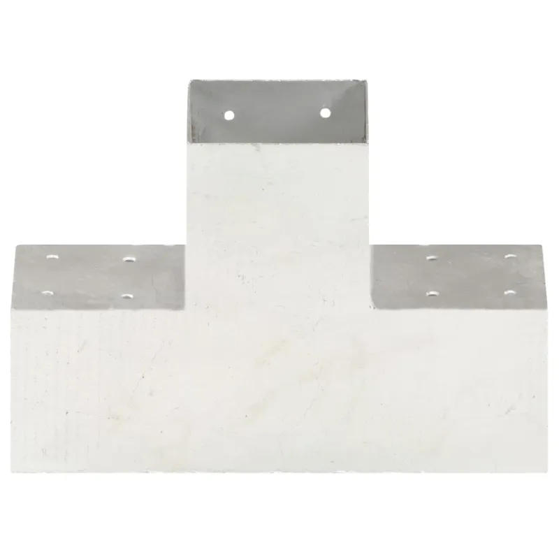 Stulpo sujungimas, 101x101mm, galvanizuotas metalas, X formos
