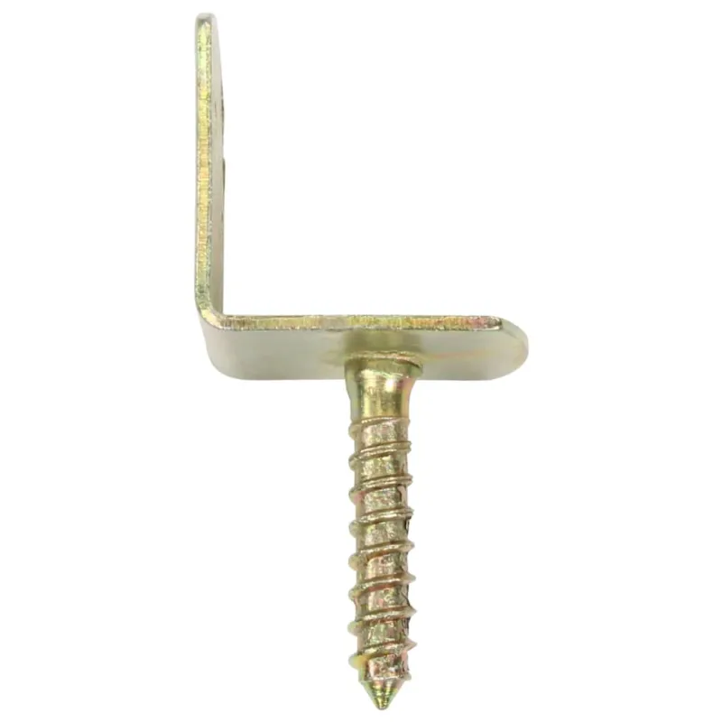 Tvoros segmento laikikliai, 4vnt., galvanizuotas metalas