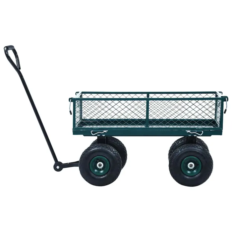 Rankinis sodo vežimėlis, žalios spalvos, 250kg