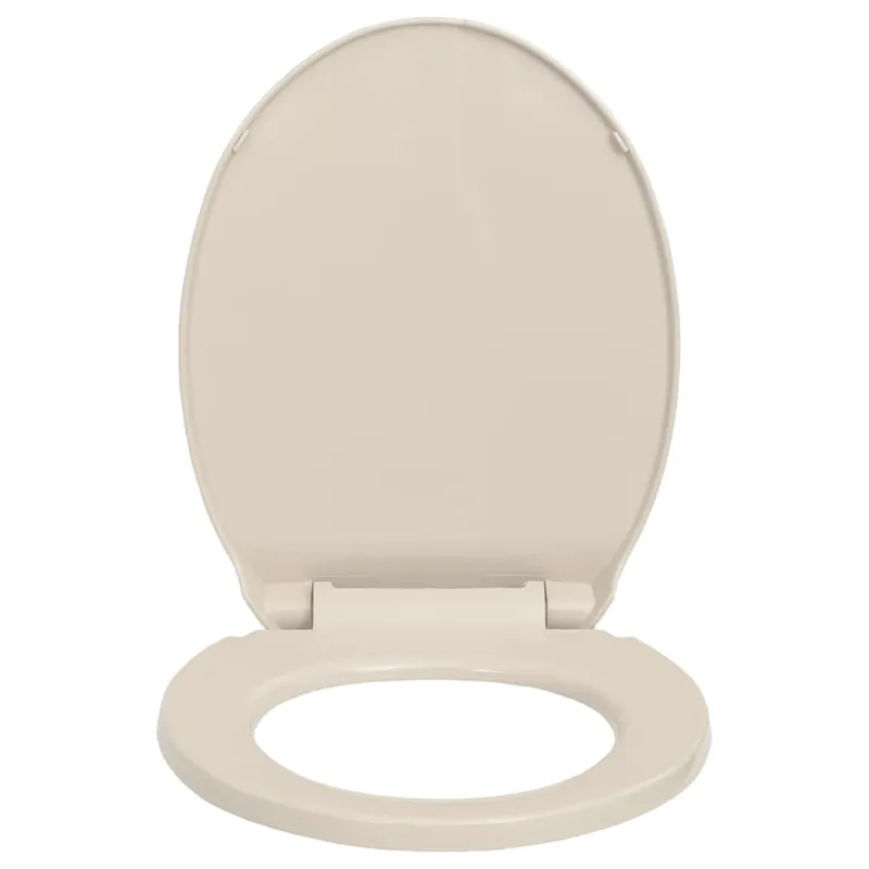 Klozeto sėdynė su soft-close mechanizmu, abrikoso, ovali