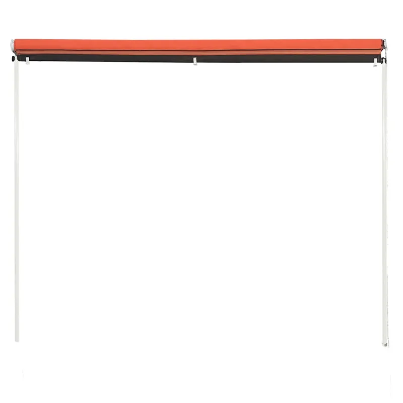 Ištraukiama markizė, oranžinės ir rudos spalvos, 300x150cm