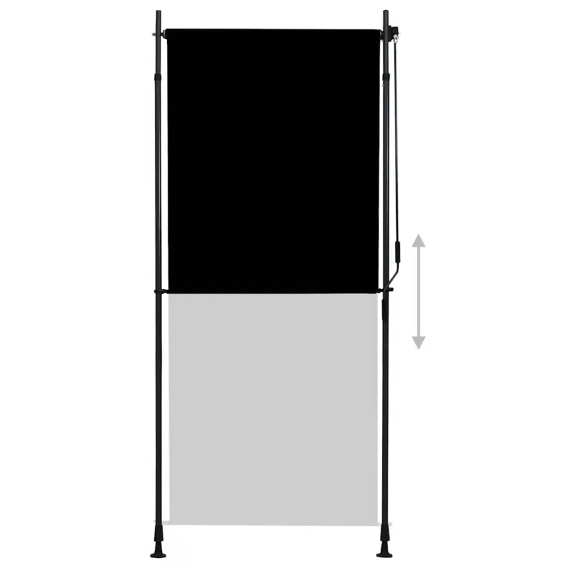 Lauko roletas, antracito spalvos, 100x270cm