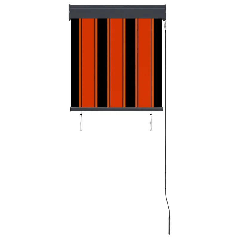 Lauko roletas, oranžinės ir rudos spalvų, 60x250cm