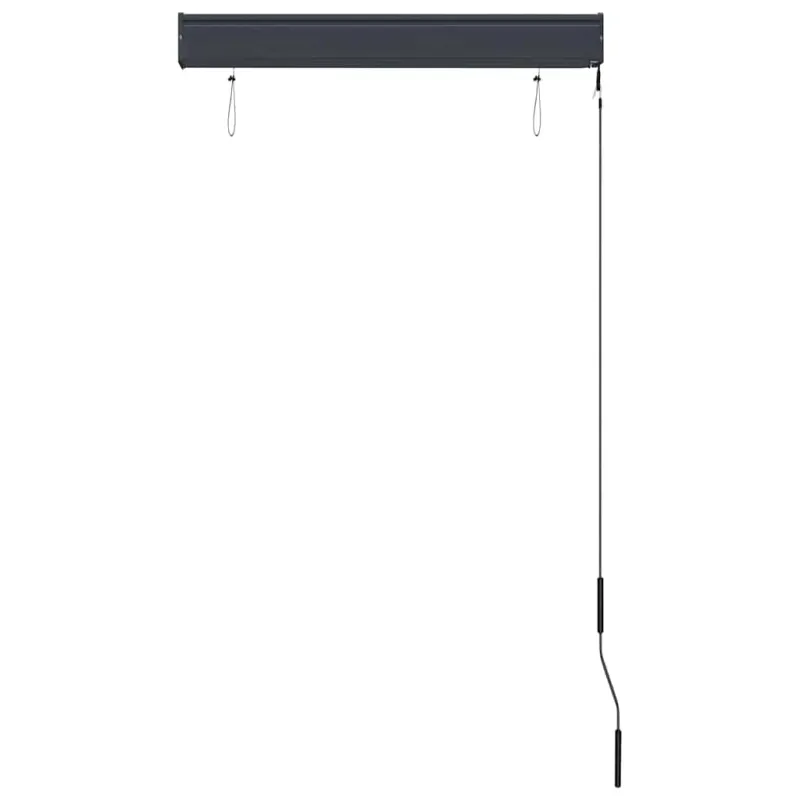 Lauko roletas, baltos ir oranžinės spalvų, 80x250cm