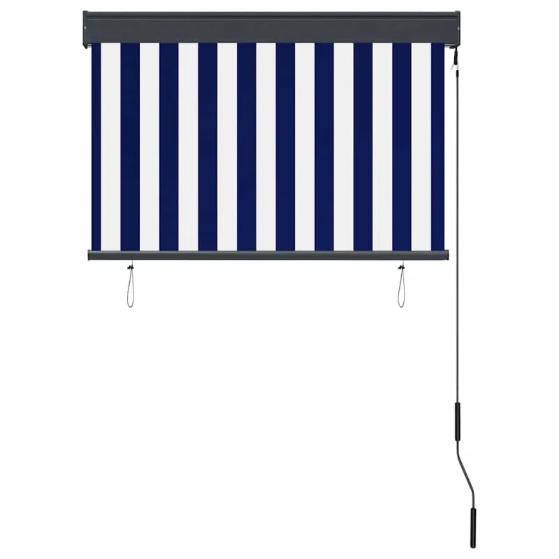 Lauko roletas, baltos ir mėlynos spalvų, 100x250cm