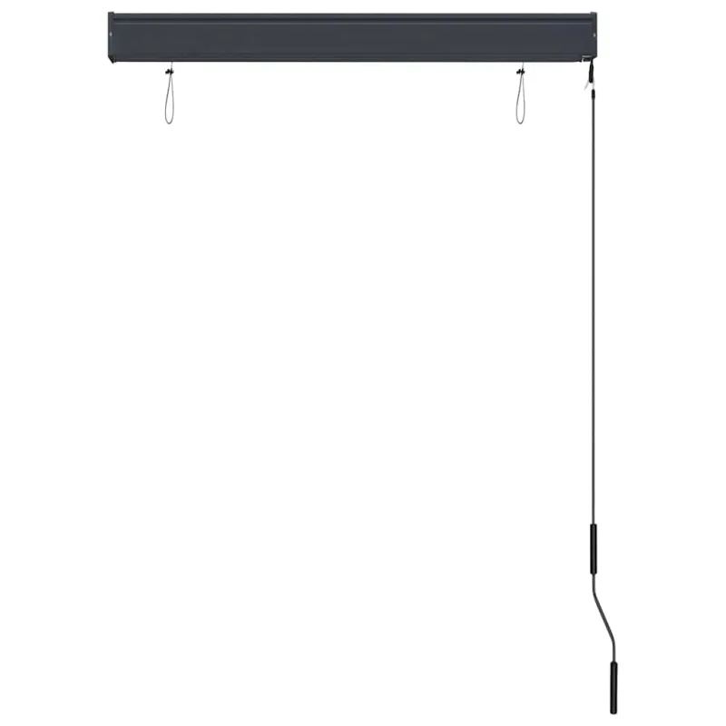 Lauko roletas, baltos ir oranžinės spalvų, 100x250cm
